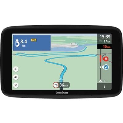 TomTom Navigatore per Auto GO Classic Lite (5 pollici, Informazioni sul traffico e Avvisi autovelox in tempo reale, Aggiornamenti mappe Europa inclusi, Aggiornamenti tramite Wi-Fi) TomTom Navigatore per Auto GO Classic Lite (5 pollici, Informazioni sul traffico e Avvisi autovelox in tempo reale, Aggiornamenti mappe Europa inclusi, Aggiornamenti tramite Wi-Fi)