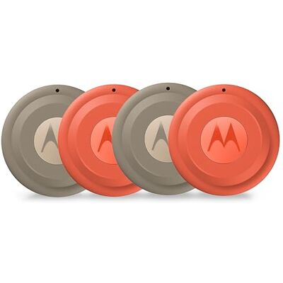 Motorola Moto Tag 2 (4-pack), tracker Android™, Bluetooth Channel Sounding + UWB, protezione IP68, batteria lunga durata, PANTONE Arabesque & Laurel Oak Motorola Moto Tag 2 (4-pack), tracker Android™, Bluetooth Channel Sounding + UWB, protezione IP68, batteria lunga durata, PANTONE Arabesque & Laurel Oak