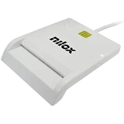 Nilox , Lettore Smart Card NX-SCR1-W, Utile per Online Banking, Shopping Online e Identificazione Personale, Installazione Immediata Plug&Play, Interfaccia USB 2.0 Nilox , Lettore Smart Card NX-SCR1-W, Utile per Online Banking, Shopping Online e Identificazione Personale, Installazione Immediata Plug&Play, Interfaccia USB 2.0