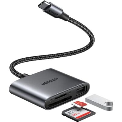 UGREEN USB C Lettore Schede SD Micro SD OTG, Adattatore USB C a USB 2.0, Card Reader di Memoria SD TF in Alluminio Compatibile con iPad Pro MacBook Pro Air Galaxy Note 20 S21 Huawei P40 UGREEN USB C Lettore Schede SD Micro SD OTG, Adattatore USB C a USB 2.0, Card Reader di Memoria SD TF in Alluminio Compatibile con iPad Pro MacBook Pro Air Galaxy Note 20 S21 Huawei P40