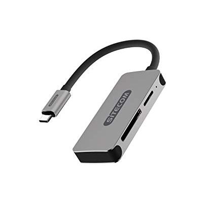 SiteCom MD-066 USB-C Mini Card Reader – Lettore di schede di Memoria USB-C Male to SD Card + Micro SD Card Slot Alluminio SiteCom MD-066 USB-C Mini Card Reader – Lettore di schede di Memoria USB-C Male to SD Card + Micro SD Card Slot Alluminio