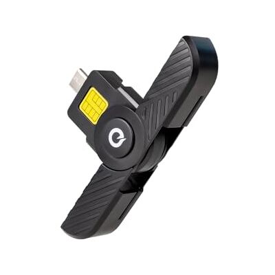 TOOQ TQR-3011B Lettore di Smart Card, Carta d’Identità Elettronica, USB-C, Colore Nero TOOQ TQR-3011B Lettore di Smart Card, Carta d’Identità Elettronica, USB-C, Colore Nero