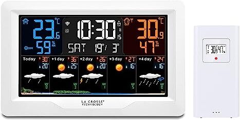 La Crosse Technology SW403 Stazione meteorologica colorata J+4 Bianco