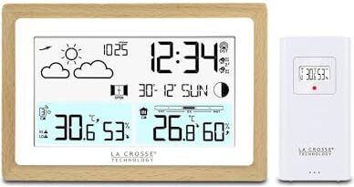 La Crosse Technology Stazione meteo contorno legno WS6282