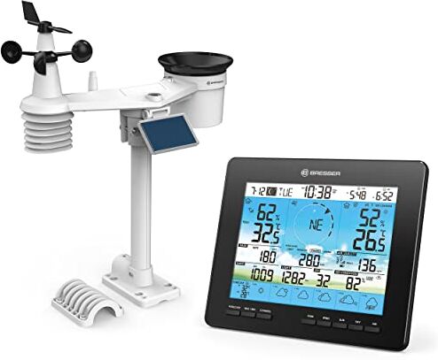 BRESSER 4CAST Stazione meteo solare con previsioni meteo per 6 giorni e WIFI