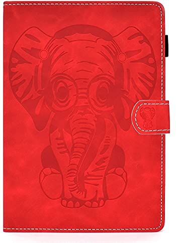 Bspring Custodia Amazon all-New Kindle 2019 6",Cuoio PU Ultra-Sottile,Funzione di Sveglia e di Sonno e Progettazione dello Stent per Amazon all-New Kindle 2019 Rosso