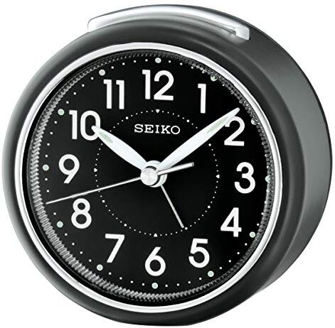 Seiko Sveglia analogica in plastica nero