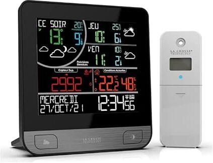 La Crosse Technology LW3101 Stazione Meteo Wifi con Previsione 3 Giorni Silver