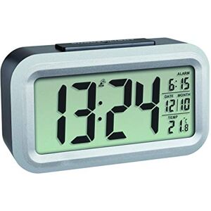 TFA Dostmann Lumio PLUS sveglia radiocontrollata, , con orologio radiocontrollato, sveglia digitale, con temperatura interna, con luce, nero-argento TFA Dostmann Lumio PLUS sveglia radiocontrollata, , con orologio radiocontrollato, sveglia digitale, con temperatura interna, con luce, nero-argento