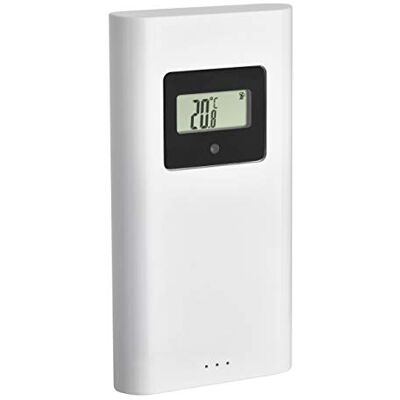 TFA Dostmann Trasmettitore di temperatura con display, trasmettitore da esterno, per stazione meteorologica wireless Horizon 35.1155.01, bianco, (L) 50 x (P) 30 x (H) 97 mm TFA Dostmann Trasmettitore di temperatura con display, trasmettitore da esterno, per stazione meteorologica wireless Horizon 35.1155.01, bianco, (L) 50 x (P) 30 x (H) 97 mm