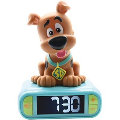 Lexibook Sveglia Digitale Scooby-Doo con Luce Notturna Snooze, Orologio, Scooby-Doo Luminoso, Colore Blu Lexibook Sveglia Digitale Scooby-Doo con Luce Notturna Snooze, Orologio, Scooby-Doo Luminoso, Colore Blu