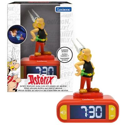 Lexibook , Asterix, Sveglia Notturna Asterix, Suoni e Melodie, Schermo LCD retroilluminato, Luminoso, Snooze, Lexibook , Asterix, Sveglia Notturna Asterix, Suoni e Melodie, Schermo LCD retroilluminato, Luminoso, Snooze,