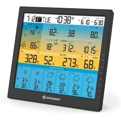 BRESSER Stazione base aggiuntiva per 4CAST Pro SF 7003220 Temperatura interna, umidità, pressione, previsioni 6 giorni, WiFi, allerta gelo, fino a 7 sensori, senza sensore esterno BRESSER Stazione base aggiuntiva per 4CAST Pro SF 7003220 Temperatura interna, umidità, pressione, previsioni 6 giorni, WiFi, allerta gelo, fino a 7 sensori, senza sensore esterno