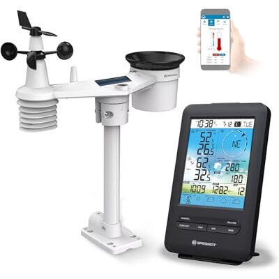 BRESSER Stazione meteorologica 4CAST 4 giorni WLAN con sensore esterno 7 in 1 BRESSER Stazione meteorologica 4CAST 4 giorni WLAN con sensore esterno 7 in 1