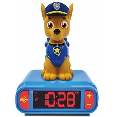 Lexibook La Squadra dei Cuccioli Sveglia Digitale con Luce Notturna Snooze e Suoni, Orologio, Chase Luminoso Paw Patrol Marshall Cane Blu/Rosso Lexibook La Squadra dei Cuccioli Sveglia Digitale con Luce Notturna Snooze e Suoni, Orologio, Chase Luminoso Paw Patrol Marshall Cane Blu/Rosso
