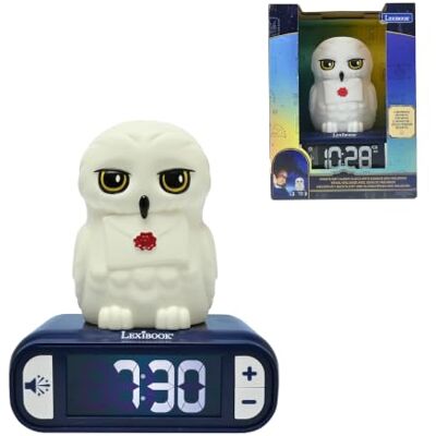 Lexibook , Edvige, Sveglia Notturna Edvige, Suoni e Melodie, Schermo LCD retroilluminato, Luminoso, Snooze, Lexibook , Edvige, Sveglia Notturna Edvige, Suoni e Melodie, Schermo LCD retroilluminato, Luminoso, Snooze,
