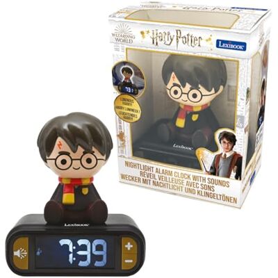 Lexibook Sveglia digitale Harry Potter con Luce Notturna Snooze, Orologio, Harry Potter Luminoso, Colore Nero Lexibook Sveglia digitale Harry Potter con Luce Notturna Snooze, Orologio, Harry Potter Luminoso, Colore Nero
