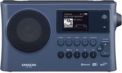 Sangean WFR-28 BT Dark Blue Radio Internet with Dab+ WiFi USB DRM Bluetooth