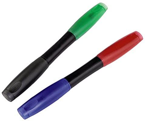 Hama CD/Dvd Dual Markers, 4in2 Set, Black, Green, Blue, Red