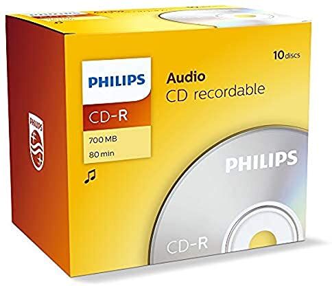 Philips Cd-R Audio 80Min Jewel Box Conf. 10