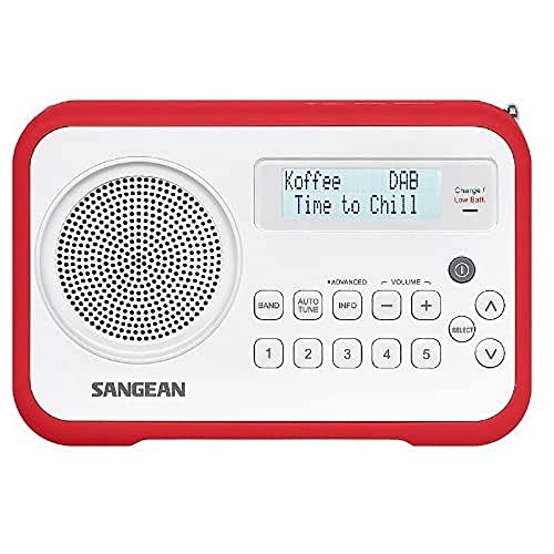 Sangean A500310 Radio DPR-67 Bianca/Rosso