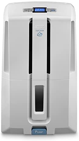 DeLonghi DD230P Tasciugo AriaDry Deumidificatore Ambiente Casa, 540 W, 30 Litri, 51 Decibel, Plastica, Bianco