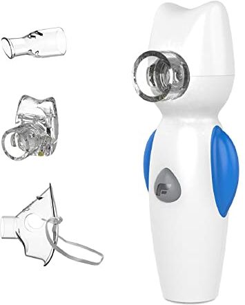 FEELLIFE Nebulizzatore Areosol Silenziosi Bambini,Inalatore Apparecchio Per Aerosol Portatile Con Funzione Musicale