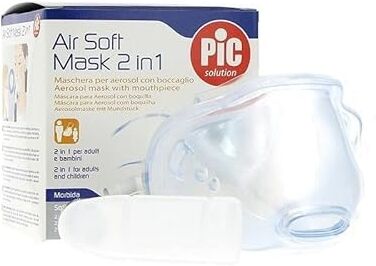 Pic Solution AirSoft Mask Mascherina 2 in 1 Aerosol a pistone