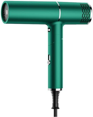 Generic Potente asciugatura rapida Elettrico con ugello concentrato Temperatura costante Soffiaggio portatile per viaggi ZmH651 (verde, B)