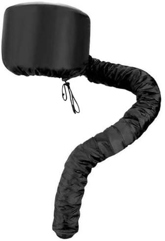 Sughug Casco per Asciugatura Cuffia Asciugacapelli, Cuffia con Cappuccio Regolabile per Asciugacapelli Portatile, con Cinturino Elastico e Lunghezza del Tubo Estesa, per Cura dei Capelli, Asciugatura