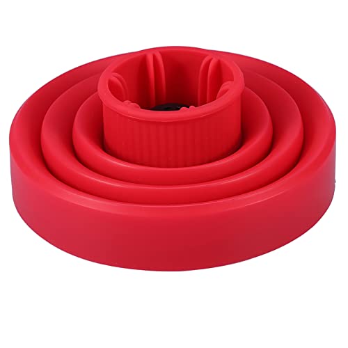 Yosoo Health Gear Copri Asciugacapelli, Diffusore Soffiatore, Asciugacapelli Pieghevole Pieghevole Asciugacapelli Copri Diffusore Asciugacapelli Styling Strumento Parrucchiere(Rosso)