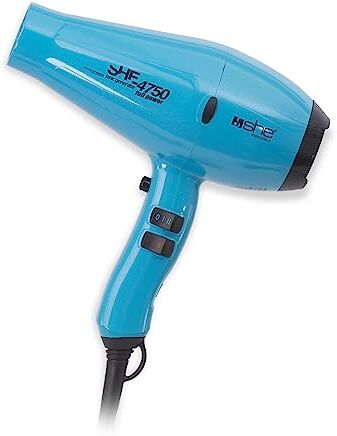 SHE Phon Asciugacapelli Modello 4750 Super Leggero Azzurro