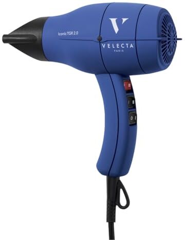 Velecta Paris Asciugacapelli professionale Iconic TGR 2.0i (Blu celeste)