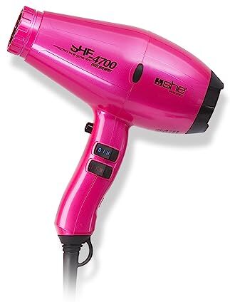 SHE Phon Asciugacapelli Modello 4700 Super Leggero Fucsia