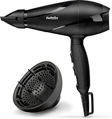 BaByliss Asciugacapelli professionale  Pro Silence Ionic 2200 Watt nero