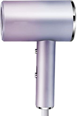 JUSHZ Phon Capelli Asciugacapelli Professionale Asciuga Hair Dryer Ionico Casalingo Ad Alta Potenza Cura Dei Temperatura Costante Grande Volume D'aria Ad Asciugatura Rapida 1200W (24X13cm,Purple)