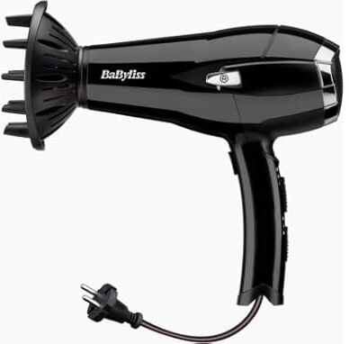 BaByliss Asciugacapelli  D374DE Nero 2000 W