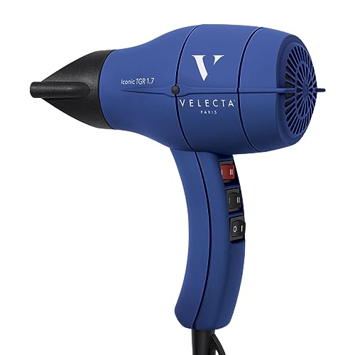 Velecta Paris Asciugacapelli professionale ICONIC TGR 1.7 Blu celeste