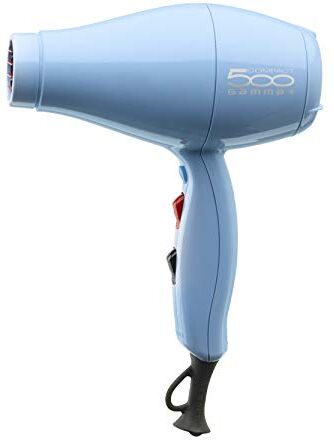 GAMMAPIU' GAMMAPIU’ Asciugacapelli Professionale 500 Compact Light Azzurro Cielo, Phon per Capelli Leggero e Compatto, E.T.C. Technology Asciugatura Profonda, Griglia Rivestita in Tormalina, W1800-2000