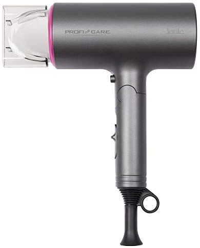 PROFI CARE ProfiCare Asciugacapelli PC-HT 3073, funzione ionizzante, Cool Shot, manico pieghevole, custodia Soft Touch, 1600 Watt, rosa