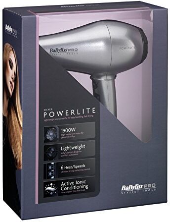 BaByliss Silver Powerlite, Asciugacapelli