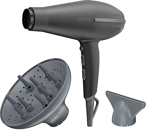 GA.MA ITALY PROFESSIONAL Gama Italy Professional Phon Tempo 5D Sensi 2200 W Di Potenza -Nero, Innovativa Teconologia 5D Ultra Ozone Ion Protect Massima Cura E Protezione Dei Capelli 530 g