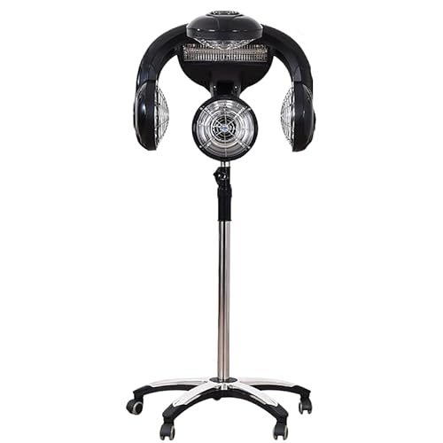 SOPERIT Casco Riscaldato 1400W Professionale Asciugacapelli Cappuccio Regolabile Asciugacapelli Salone Parrucchiere con Timer Processore Riscaldamento Cappuccio di essiccazione