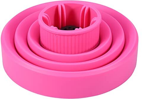 Yosoo Health Gear Copri Asciugacapelli, Diffusore Soffiatore, Asciugacapelli Pieghevole Pieghevole Asciugacapelli Copri Diffusore Asciugacapelli Styling Strumento Parrucchiere(Rosa)