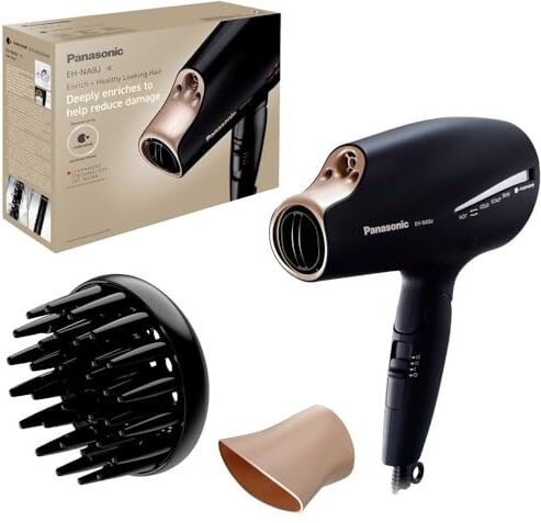 Panasonic Sèche-cheveux  EH-NA9J-K825 1800 W Noir et Or Rose