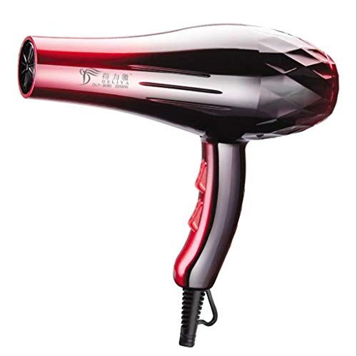 Q-HL Asciugacapelli, Asciugacapelli ionizzatore ionizzatore 2200W (rosso sfumato)