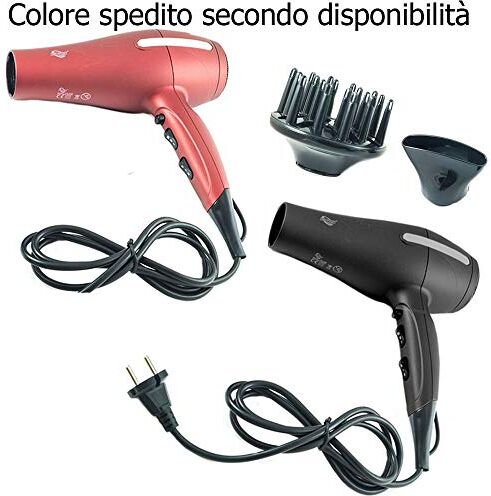 DOBO DRIWEI Phon professionale 2200 W asciugacapelli hair styling accessori inclusi diffusore beccuccio colorazione casuale DW-1407