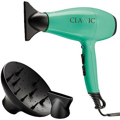 Ga.Ma Italy Classic Verde Acqua Asciugacapelli - Asciugacapelli Ga.Ma Italy Classic Verde Acqua Asciugacapelli - Asciugacapelli