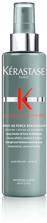 KERASTASE Kérastase, Genesis Homme, Spray Fortificante, Per Capelli Indeboliti e Tendenti Ad Assottigliarsi, Spray de Force Épaississant, 150 ml