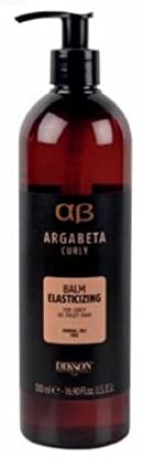 DIKSON ARGABETA CURLY Balsamo elasticizzante disciplinante con erogatore per capelli ricci, 500ml